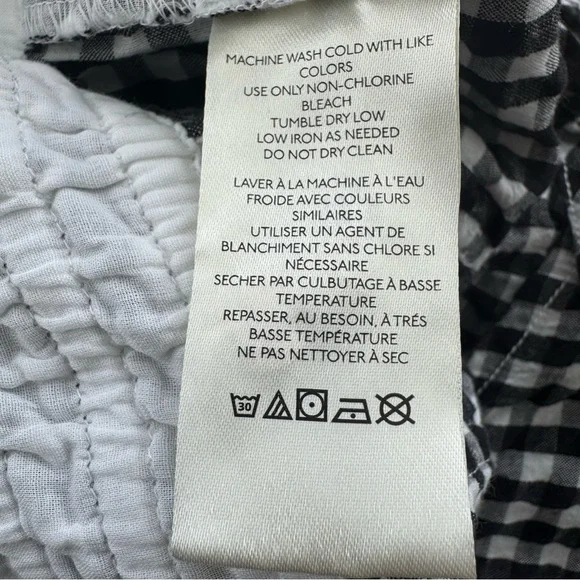 NWT Free People Retro Heatwave Gingham One-Piece Jumpsuit Black and White Boho - Picture 11 of 15